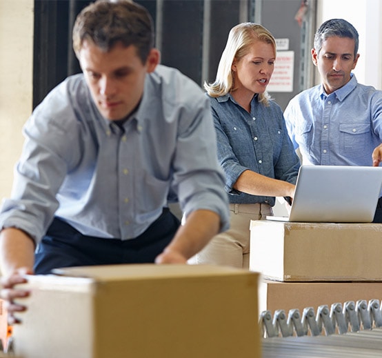 warehouse logistics staff