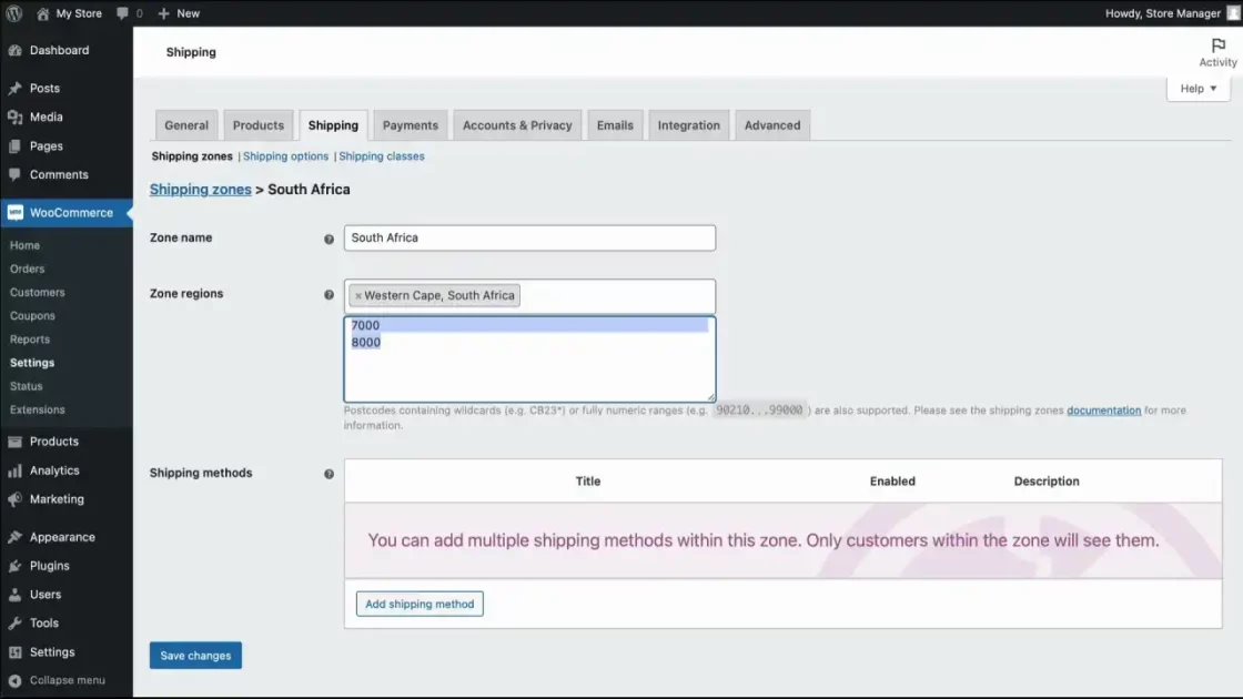 How to Set up Shipping in WooCommerce